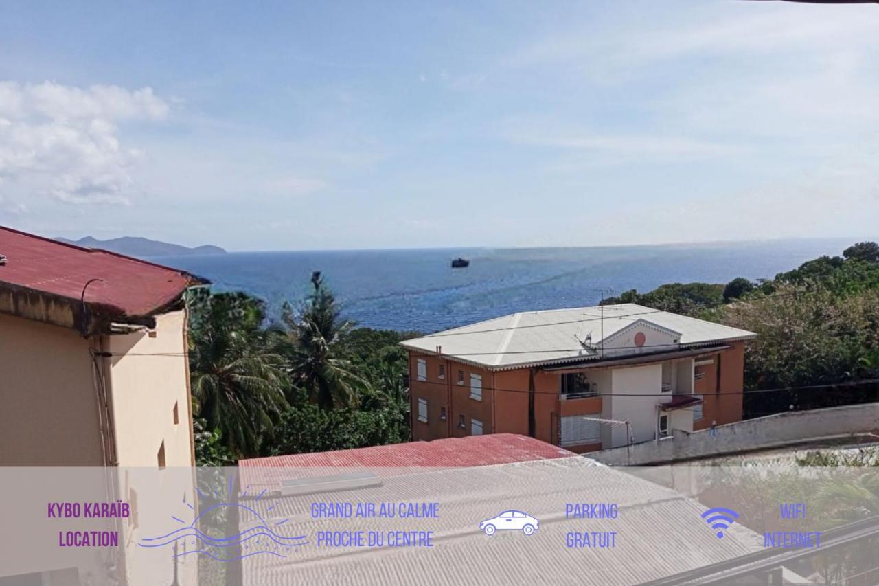 T3 Bel Enclos Schoelcher Kybo Karaib Location Vue Mer Calme Buitenkant foto