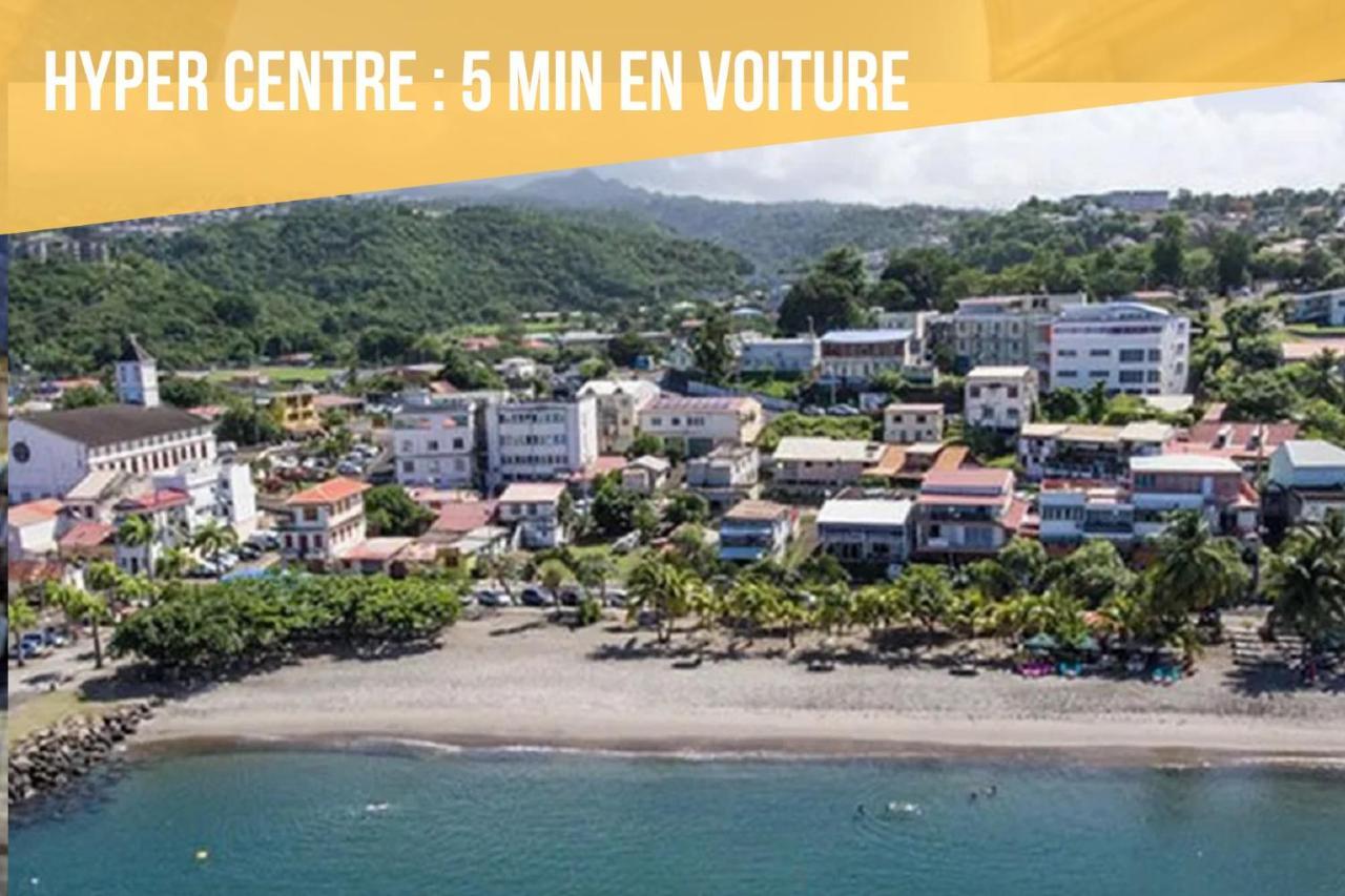 T3 Bel Enclos Schoelcher Kybo Karaib Location Vue Mer Calme Buitenkant foto